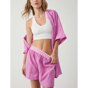 NWT Free People Sleep Talk Boxer Shorts / Vibrant Flower